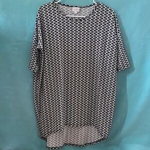 Lularoe Irma Size XS Black and White